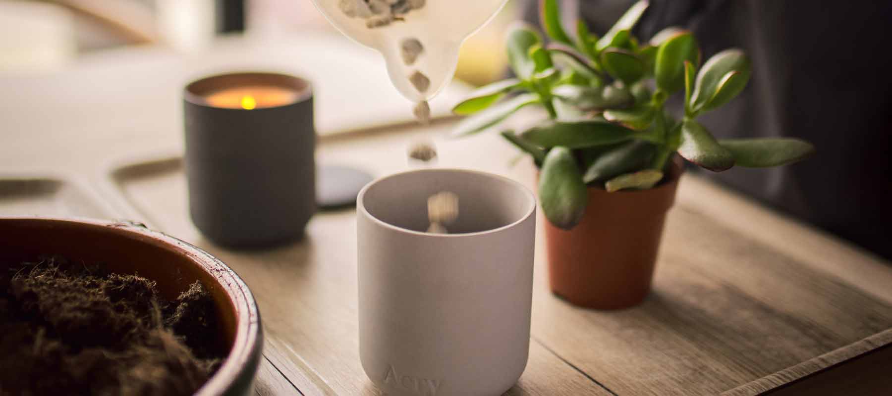 From candle to planter