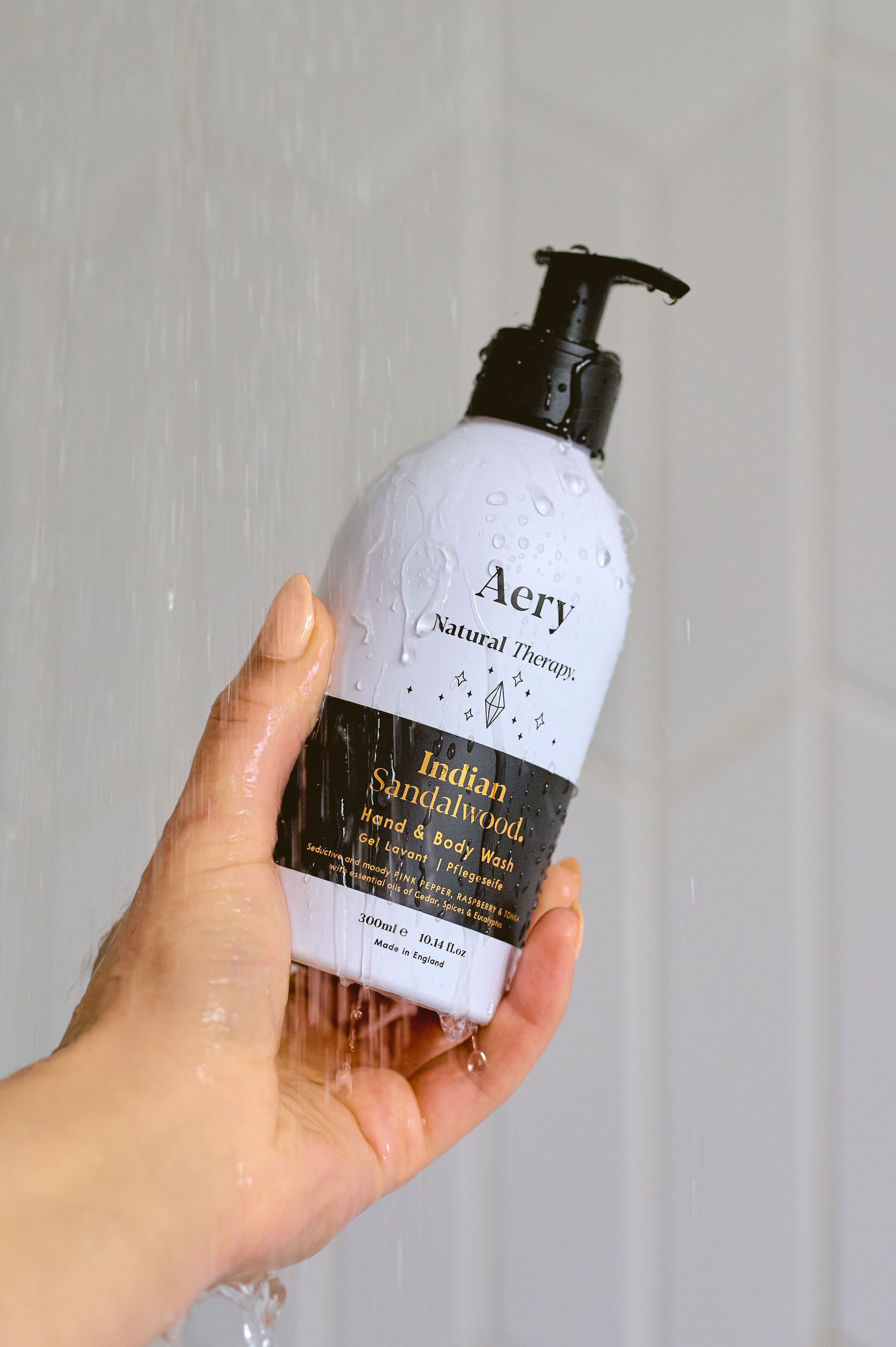 Indian Sandalwood Hand and Body Wash - Pepper Raspberry and Tonka