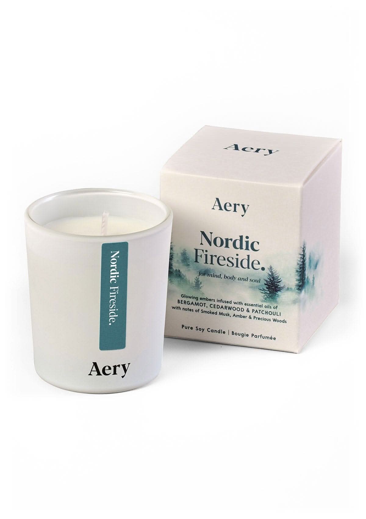 Nordic Fireside Mini Candle