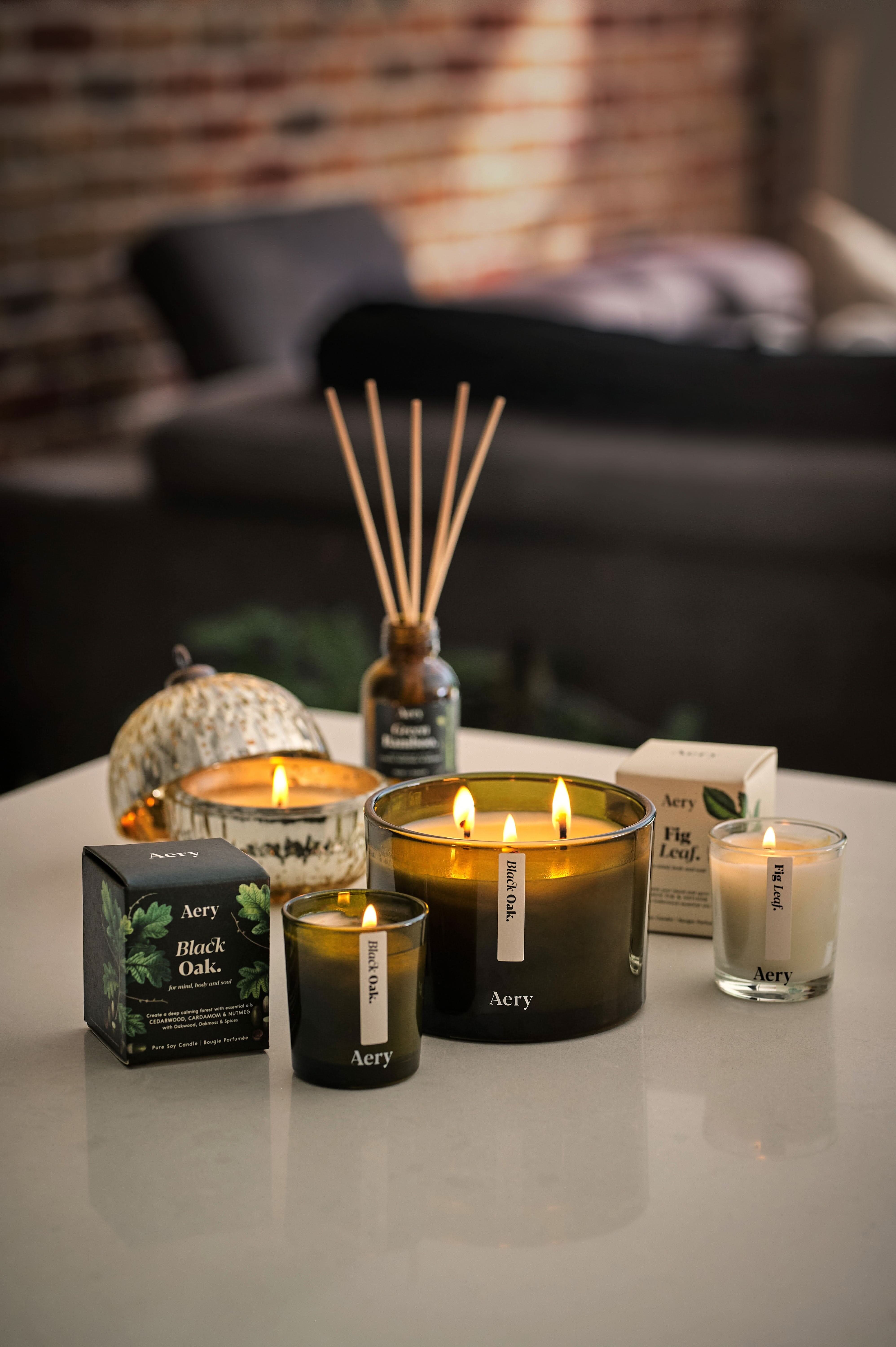 Black Oak Mini Candle