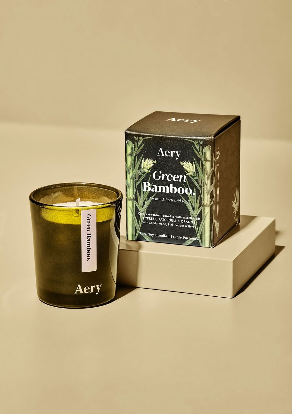 Green Bamboo Votive Candle 70g