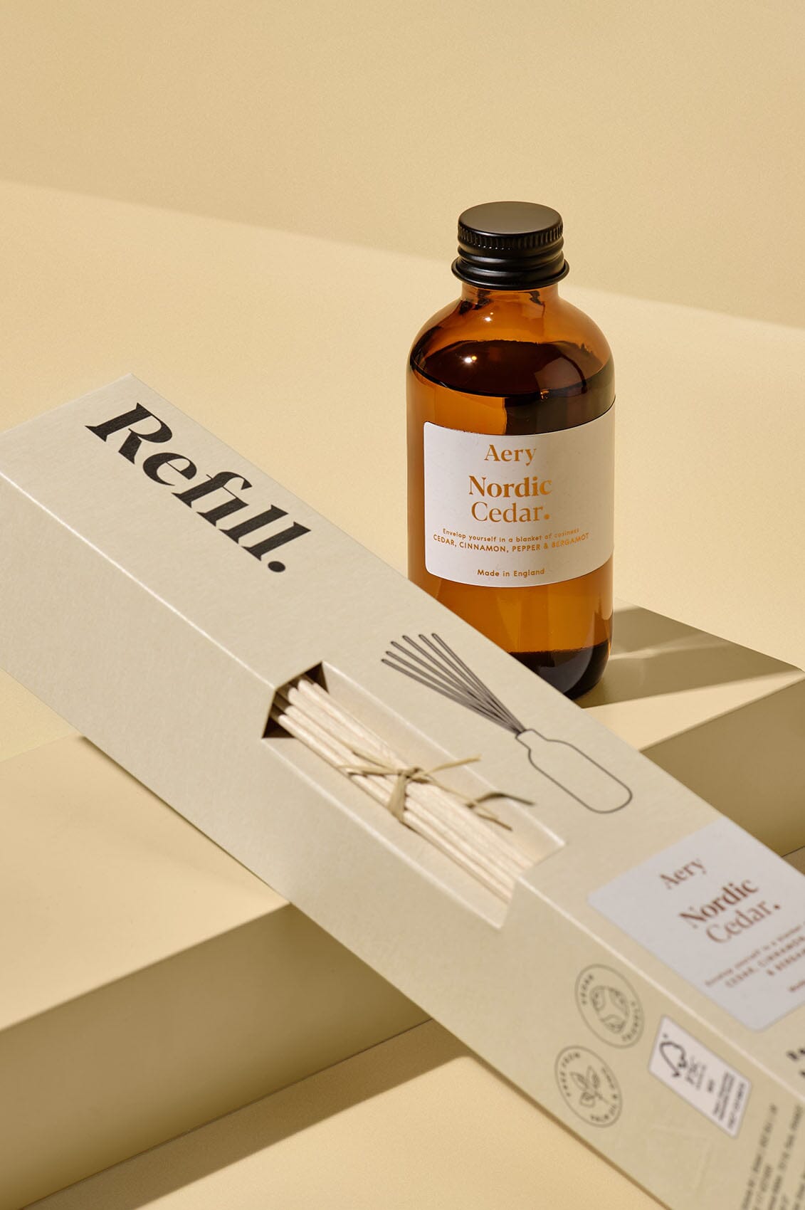 Nordic Cedar Amber Diffuser Refill