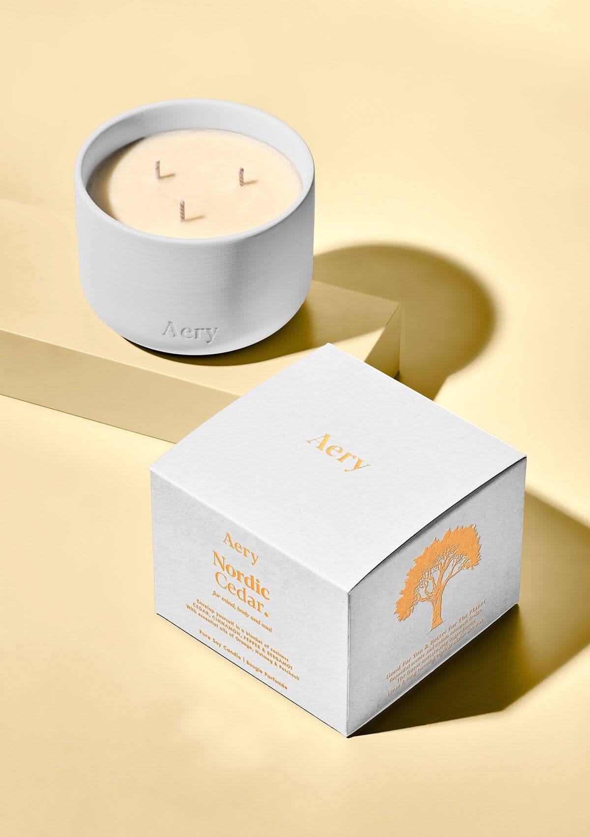 Nordic Cedar Triple Wick Candle 450g