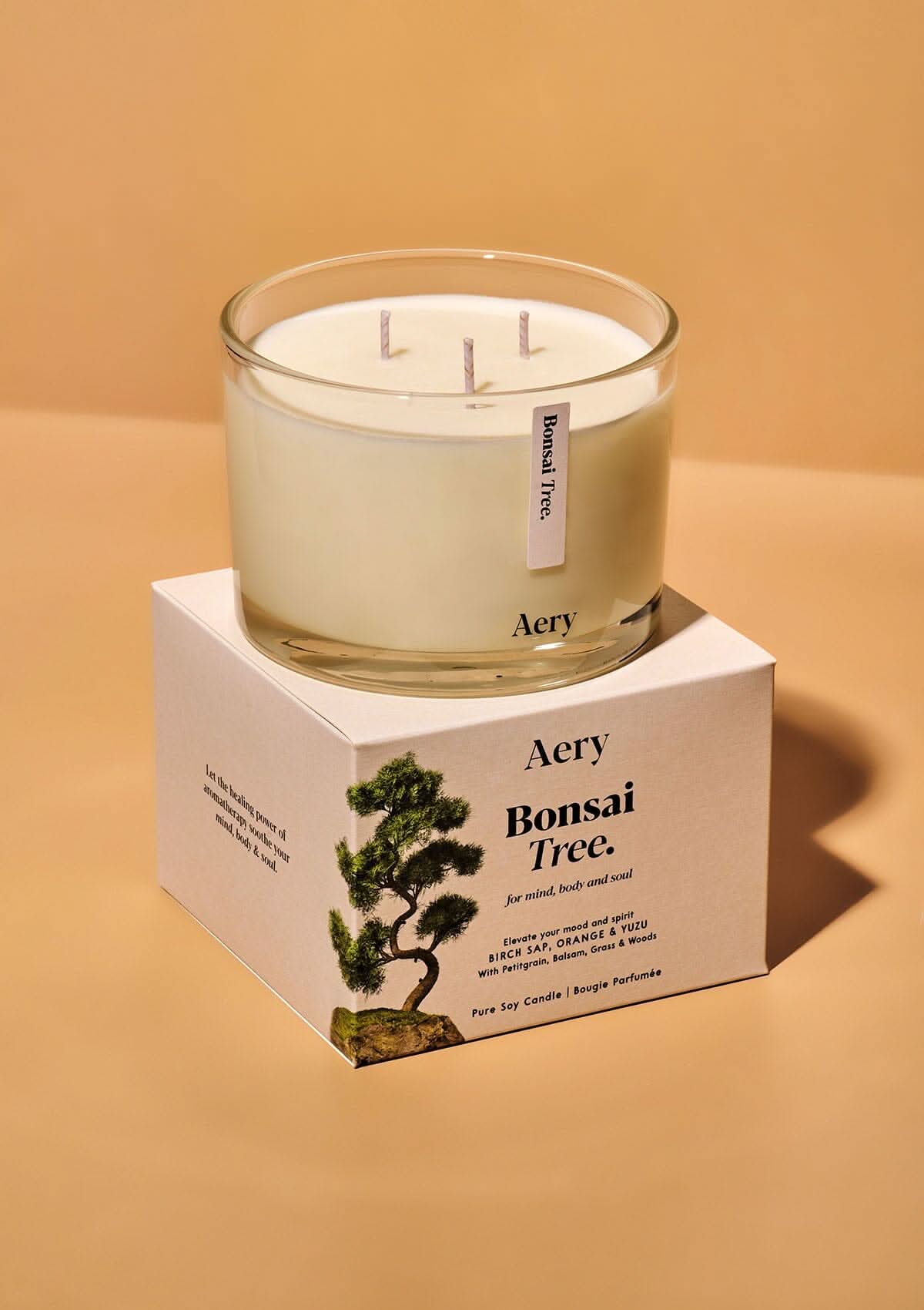 Bonsai Tree Triple Wick Candle 450g