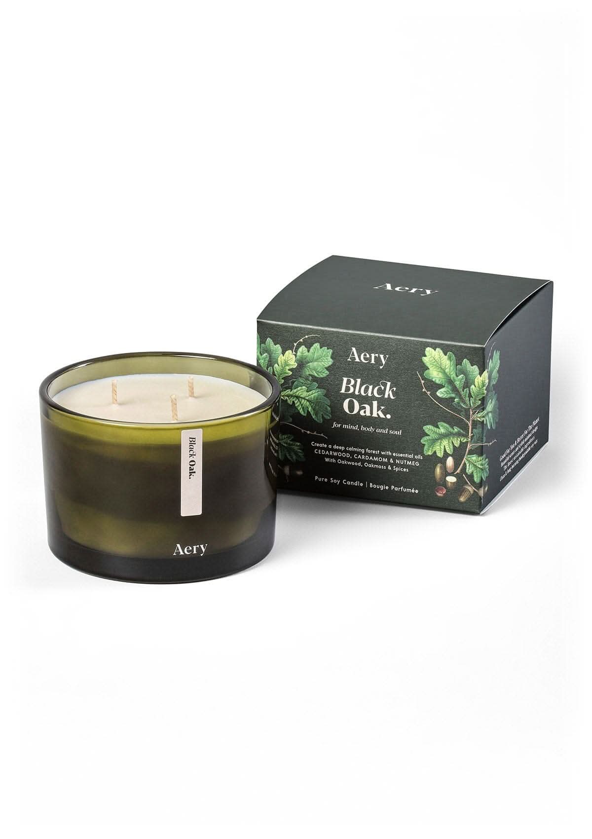 Black Oak Triple Wick Candle 450g