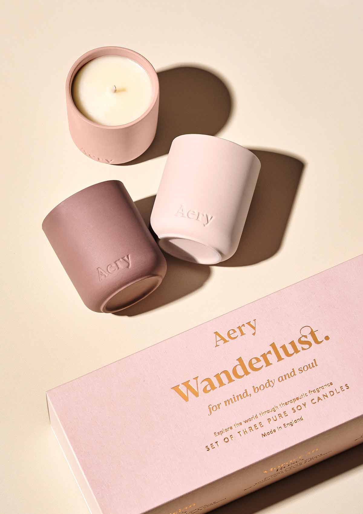 Wanderlust Set of 3 - Votive Candles