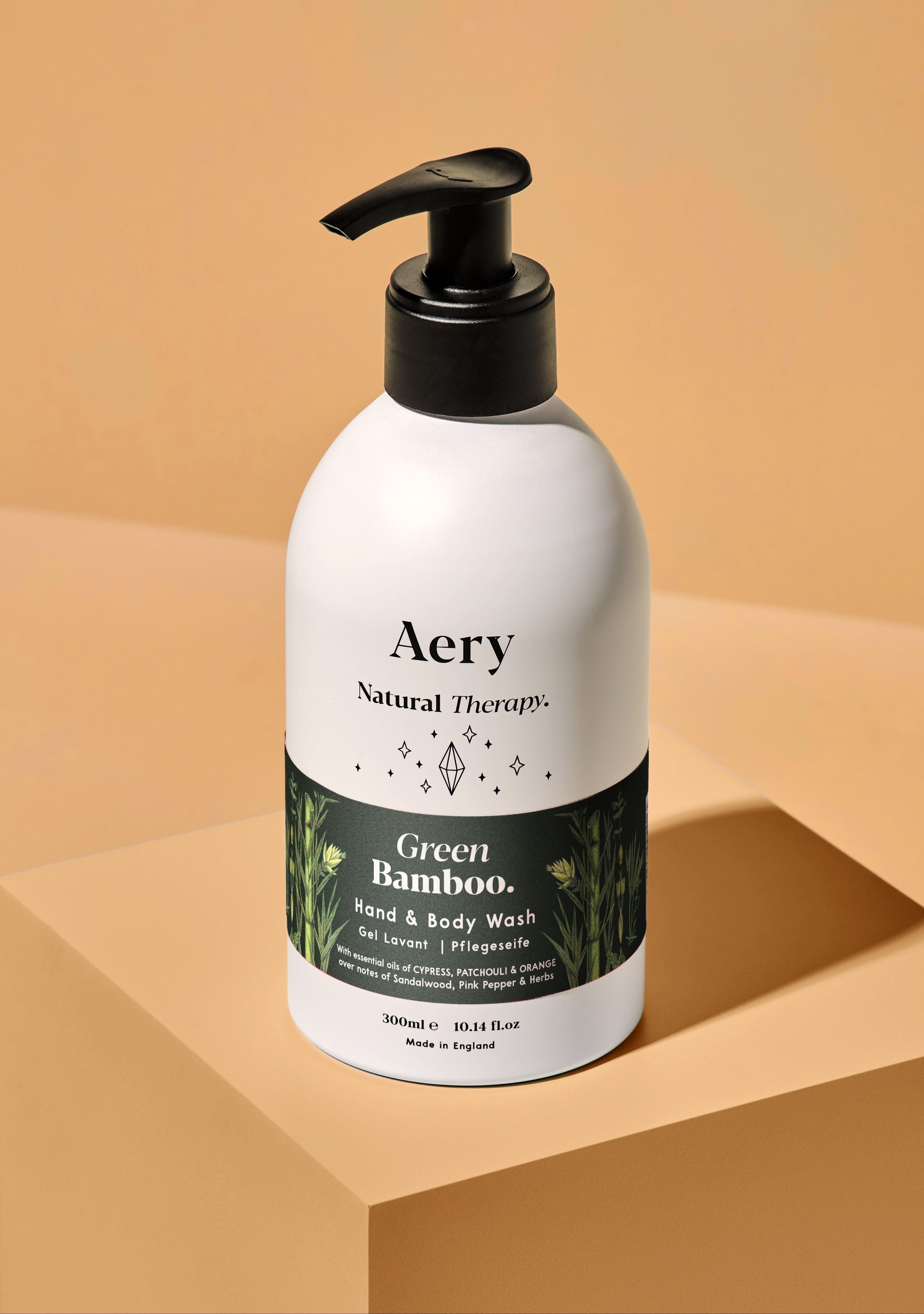 Green Bamboo Hand and Body Wash - Cypress Patchouli and Orange