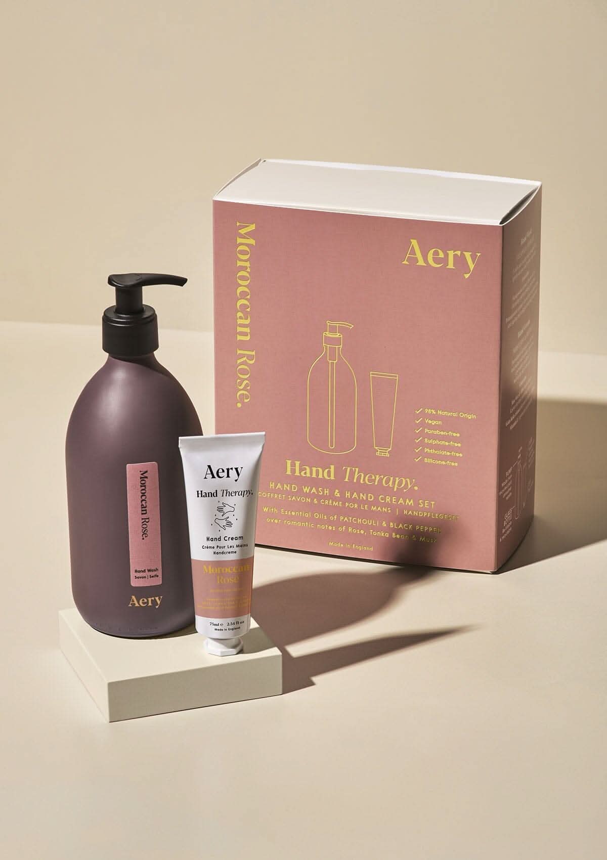 Moroccan Rose Hand Therapy Set - Rose Tonka and Musk