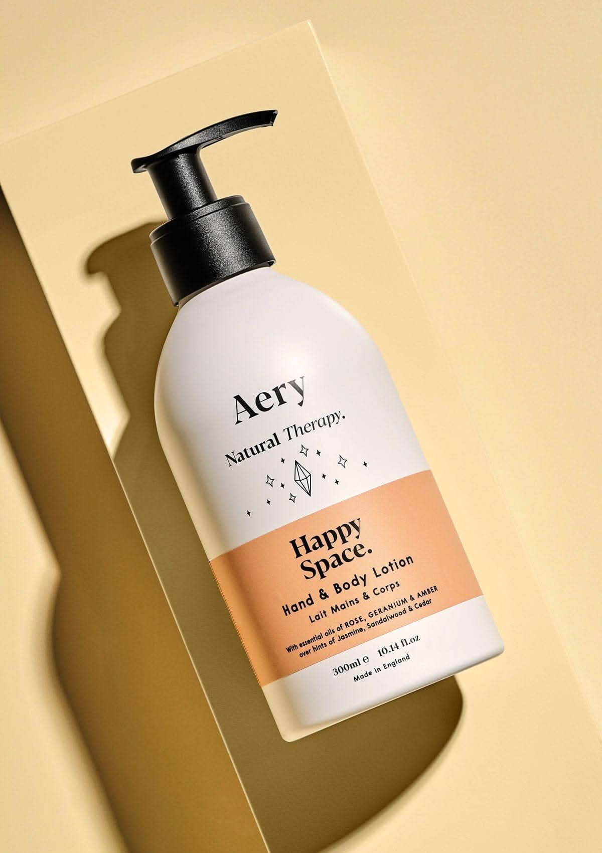 Happy Space Hand and Body Lotion - Rose Geranium and Amber